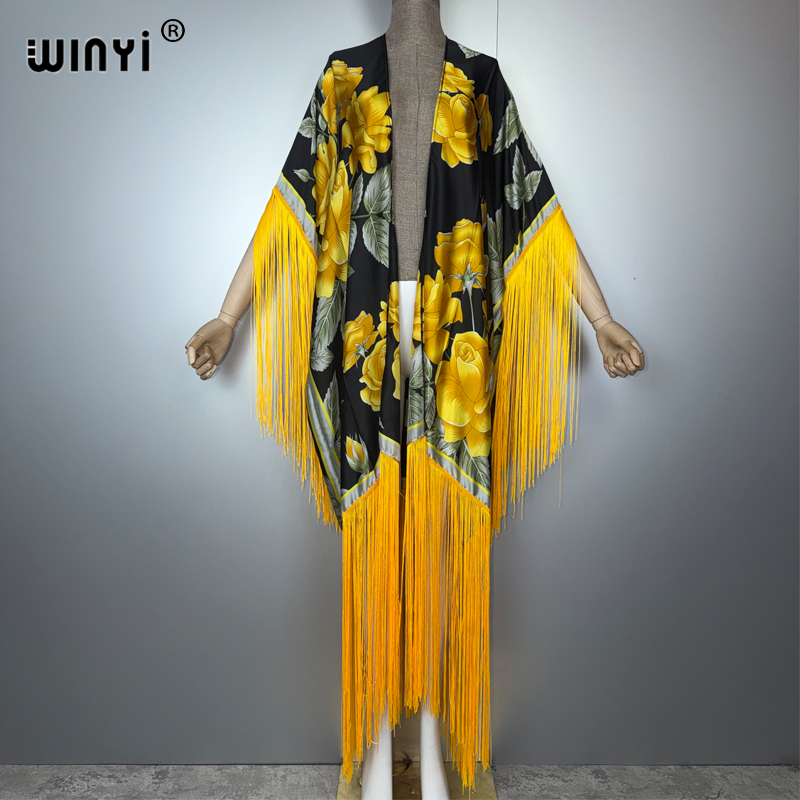 Cover Up Kaftan - WINYI Afrika Kimono Cover-Ups Bohemia Print
