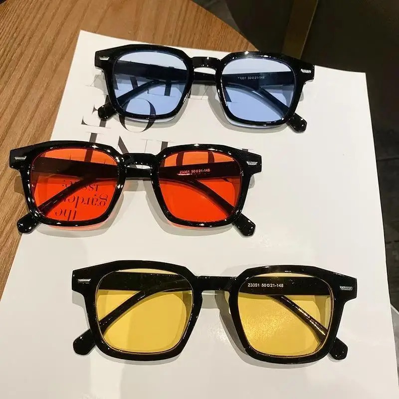 Sunglasses Cat Eye - Herren Rechteckige Vintage-Sonnenbrille Modisches Design Marken-Sonnenbrille