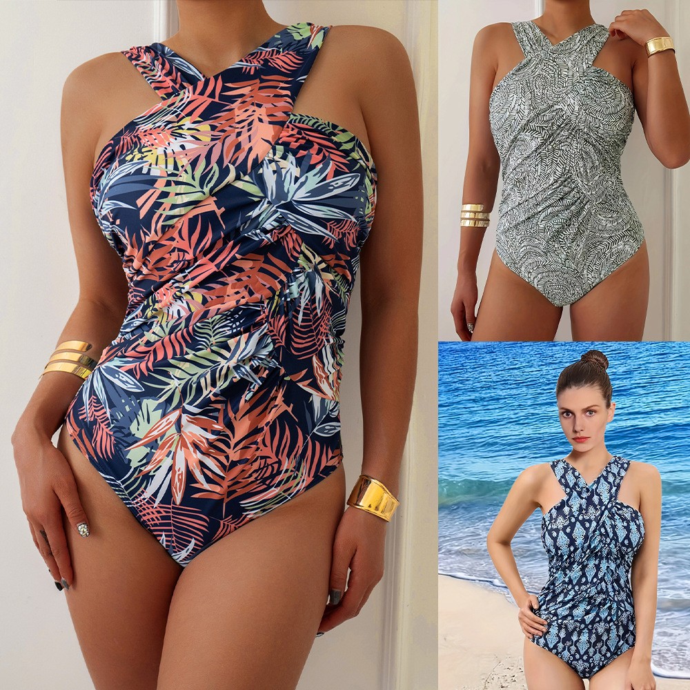 Damen-Badeanzug in Übergröße,  – Swimsuit Bikini Ruched Bewertung und Preis