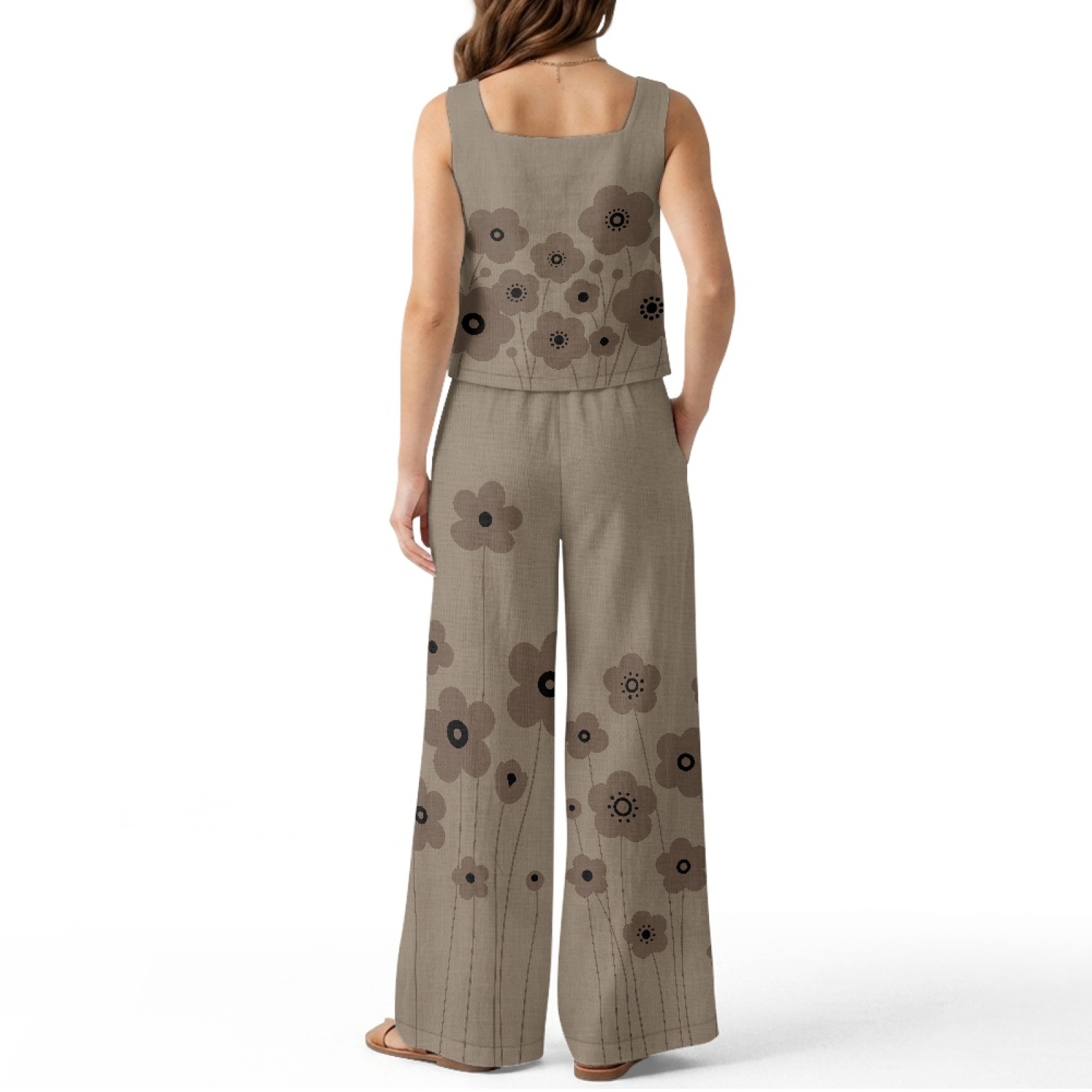 INSTANTARTS Damen-Leinenwesten – Linen Pant Wide Bewertung und Preis