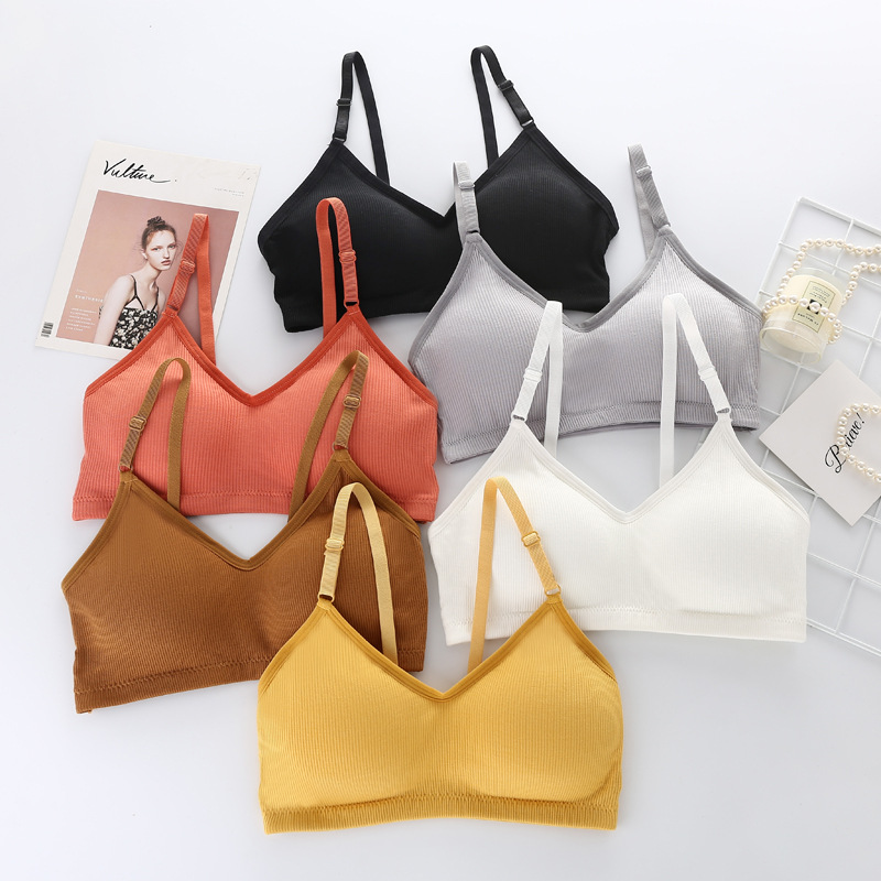 Sommer Drahtloser BH Damen Nah – Bralette Triangle Set Bewertung und Preis
