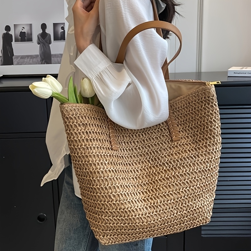 Modische und vielseitige geweb – Crochet Bag Raffia Bewertung und Preis