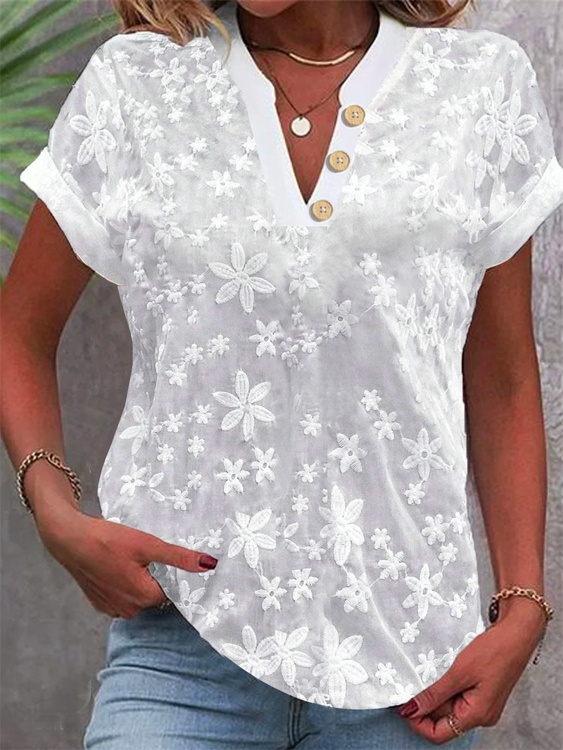 Sommer Frauen Weiße Blumen Sti – Romper Floral Print Bewertung und Preis