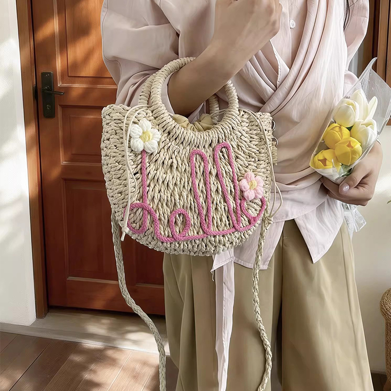 Handgewebte Strohtasche für Da – Tote Bag Beach Bewertung und Preis
