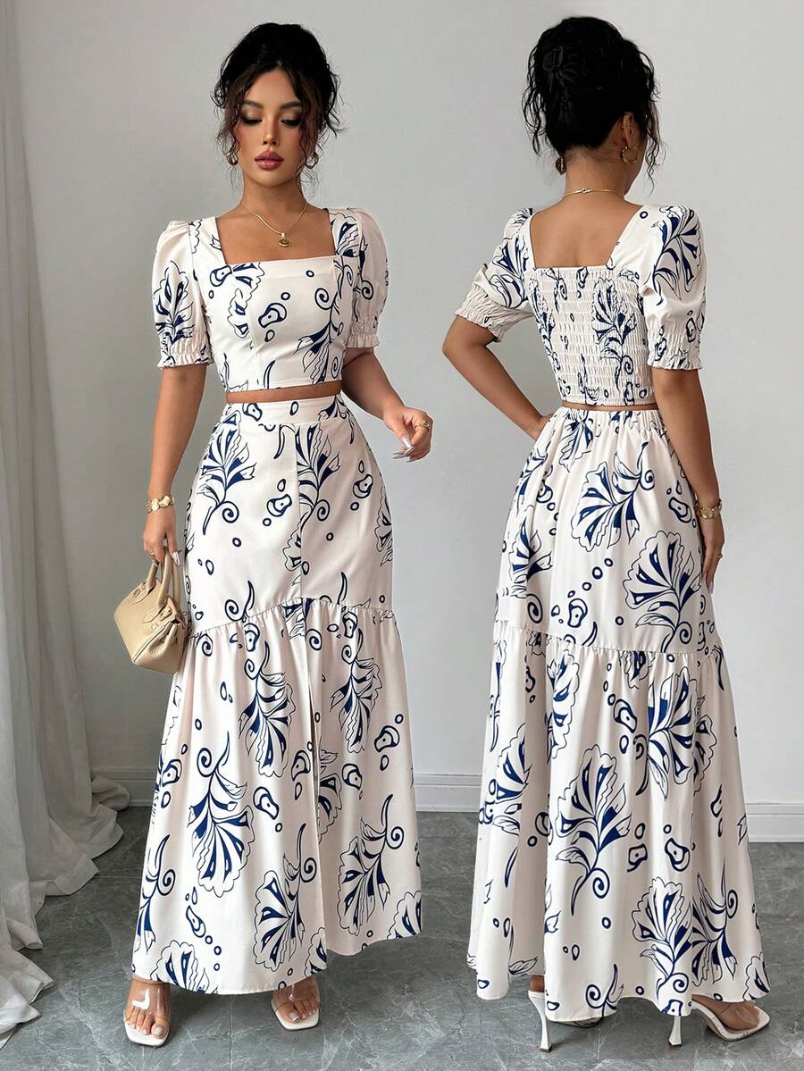 2026 Damen Sommer Zweiteiler,  – Romper Floral Print Bewertung und Preis