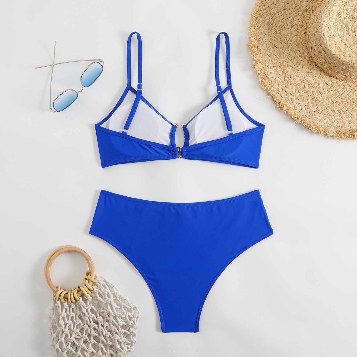 Damen Bikini Set mit gerafftem – Swimsuit Bikini Ruched Bewertung und Preis