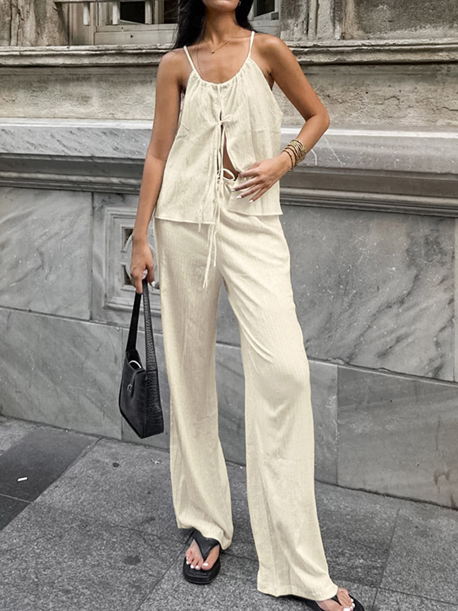 2026 Damen Zweiteiler Set – Ha – Linen Pant Wide Bewertung und Preis