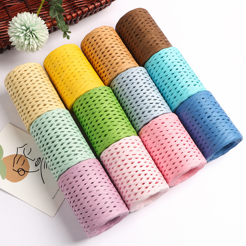 150 m natürliches Bast-Strohga – Crochet Bag Raffia Bewertung und Preis