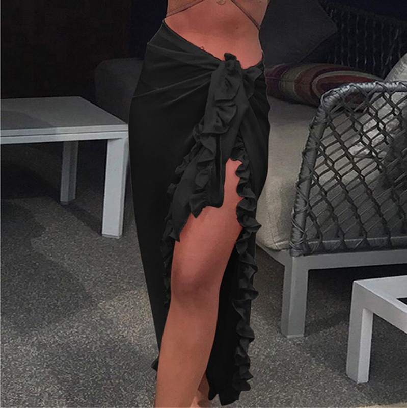 5 Farben Rüschen Sarong für Fr – Cover Up Kaftan Bewertung und Preis