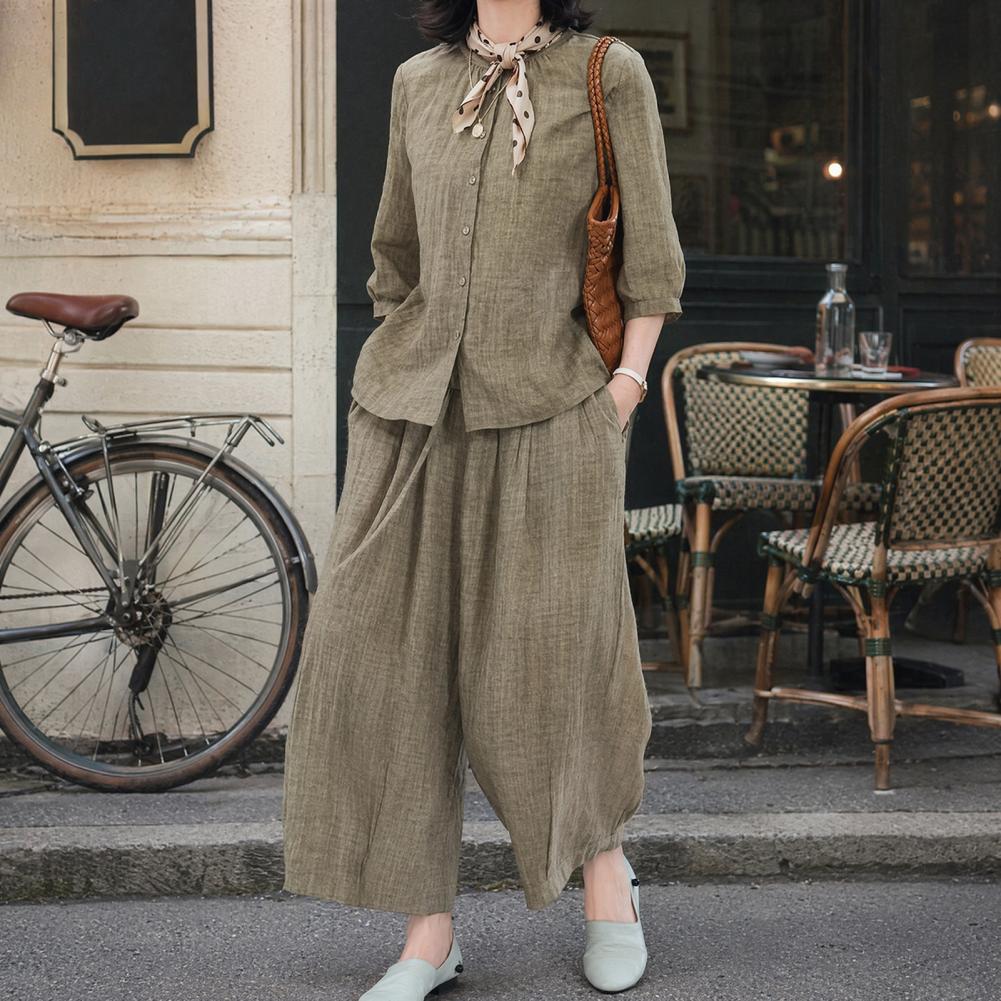 2026 Übergrößen Freizeitanzug  – Linen Pant Wide Bewertung und Preis