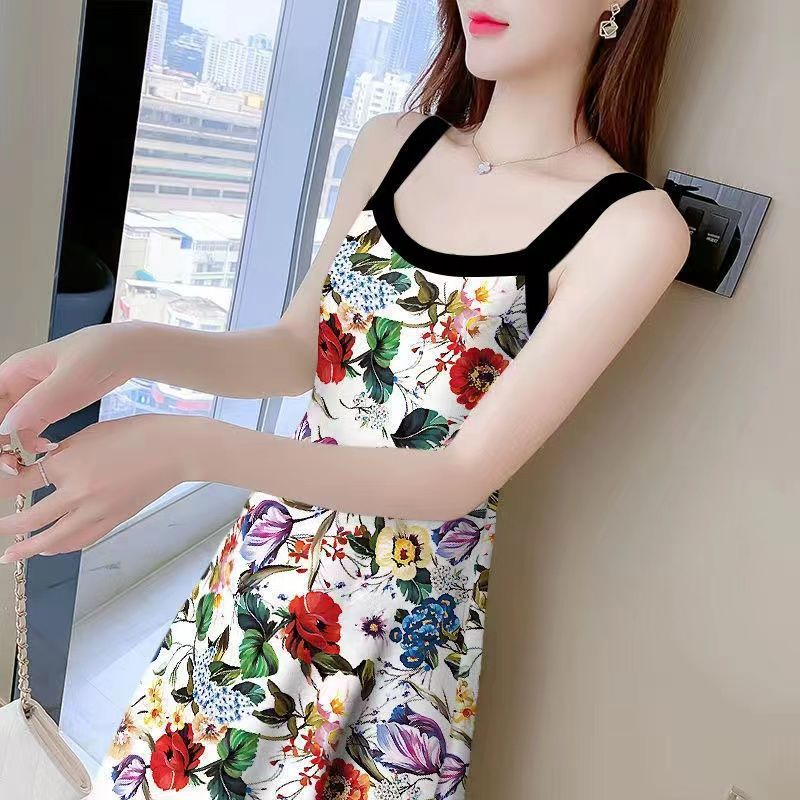 Sommer Frauen Mode Blumen druc – Midi Skirt Floral Bewertung und Preis