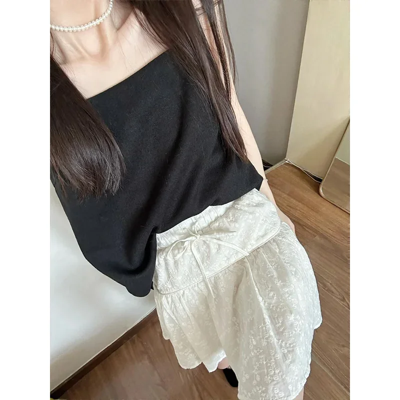 Farbe Kontrast Chic Mädchen 2p – Crop Top Crochet Bewertung und Preis