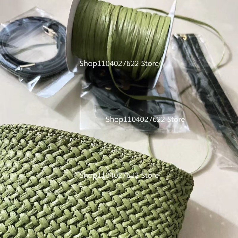120g/Rolle Mattes Raffia-Gras  – Crochet Bag Raffia Bewertung und Preis