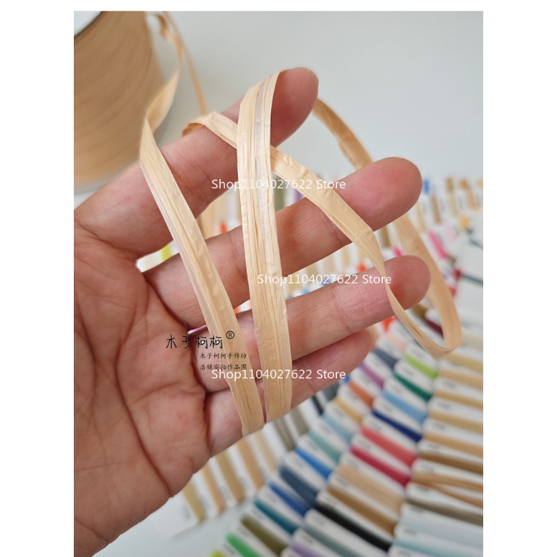 120g/Rolle Mattes Raffia-Gras  – Crochet Bag Raffia Bewertung und Preis