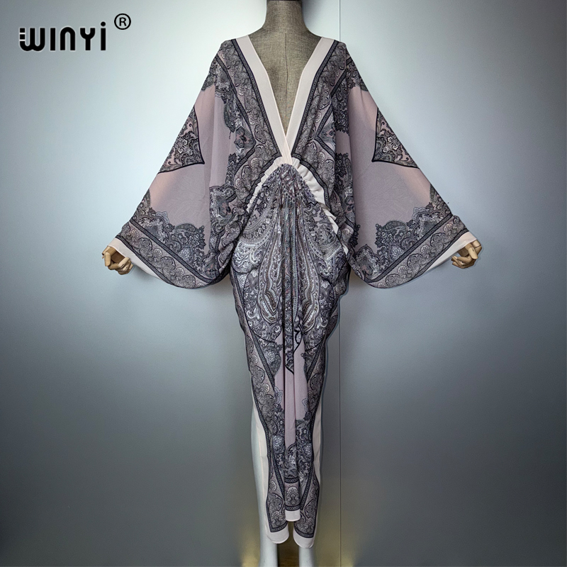 WINYI V-Ausschnitt Sexy Kleid  – Cover Up Kaftan Bewertung und Preis