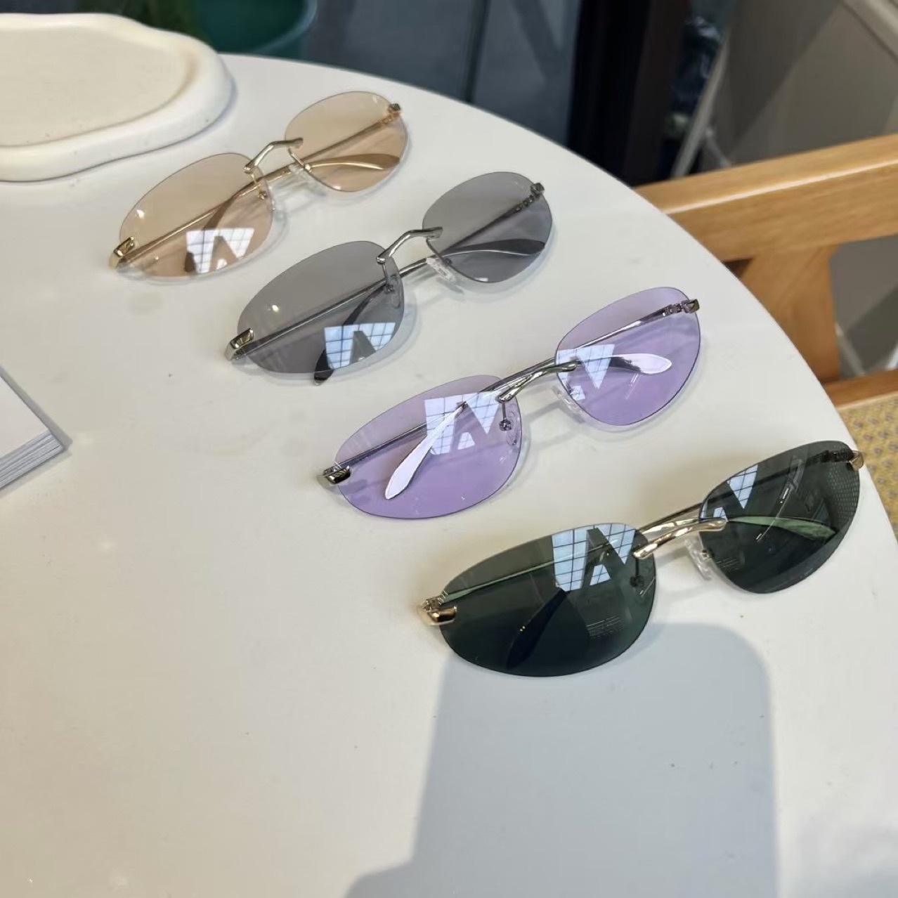 Randlose UV400-Sonnenbrille, m – Sunglasses Cat Eye Bewertung und Preis