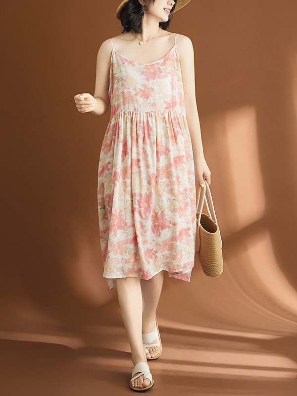 Lässiges Baumwoll-Leinen Damen – Linen Dress Wrap Bewertung und Preis
