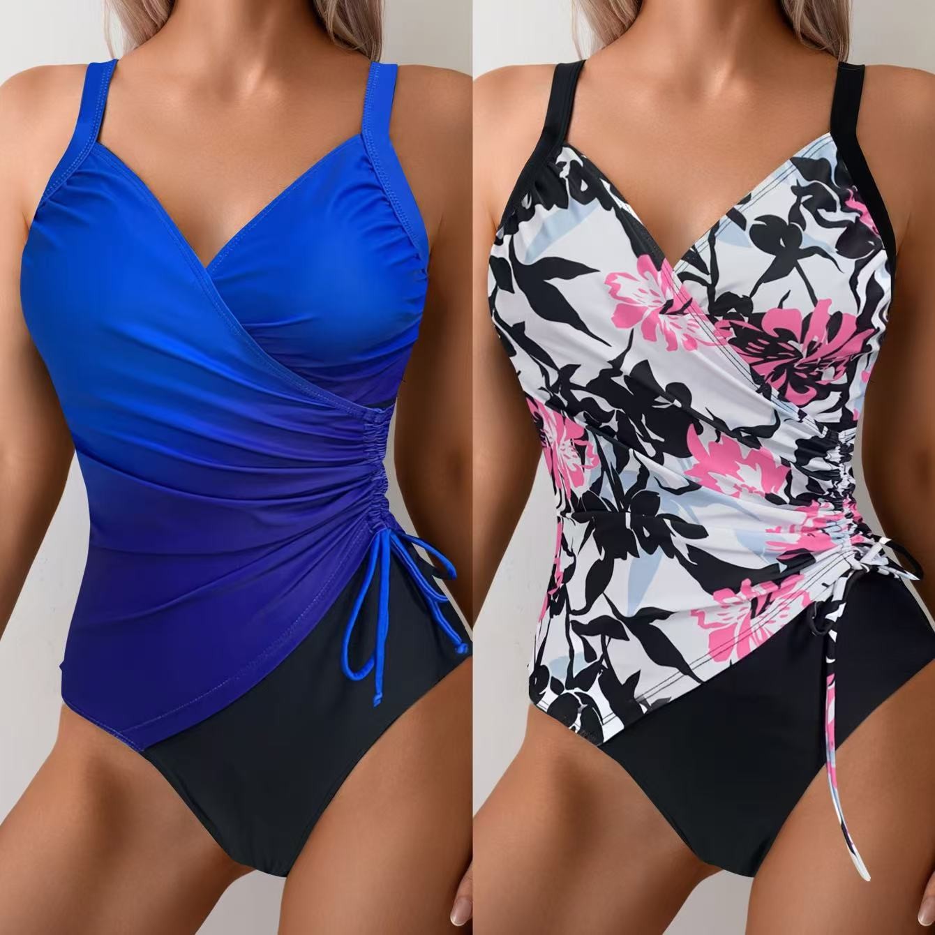Damen Tankini mit Bauchkontrol – Swimsuit Bikini Ruched Bewertung und Preis