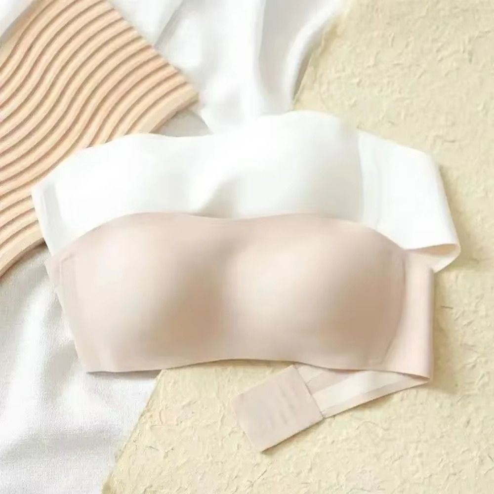 Einfarbiger, trägerloser, umwi – Bralette Triangle Set Bewertung und Preis