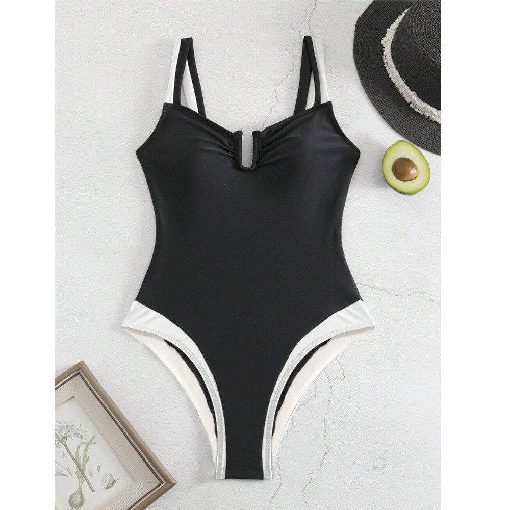 2026 Damen-Tankini mit tiefem  – Swimsuit Bikini Ruched Bewertung und Preis