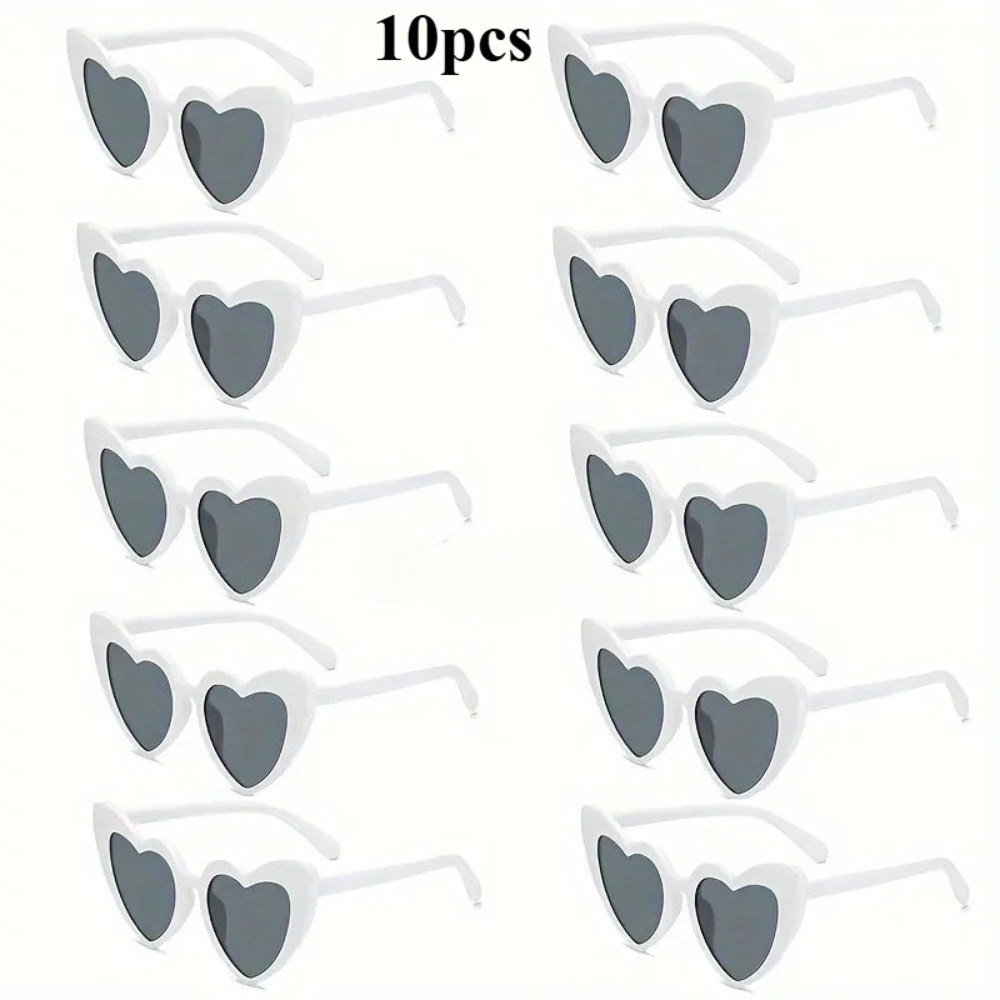 10 Stück Marken-Herzsonnenbril – Sunglasses Cat Eye Bewertung und Preis
