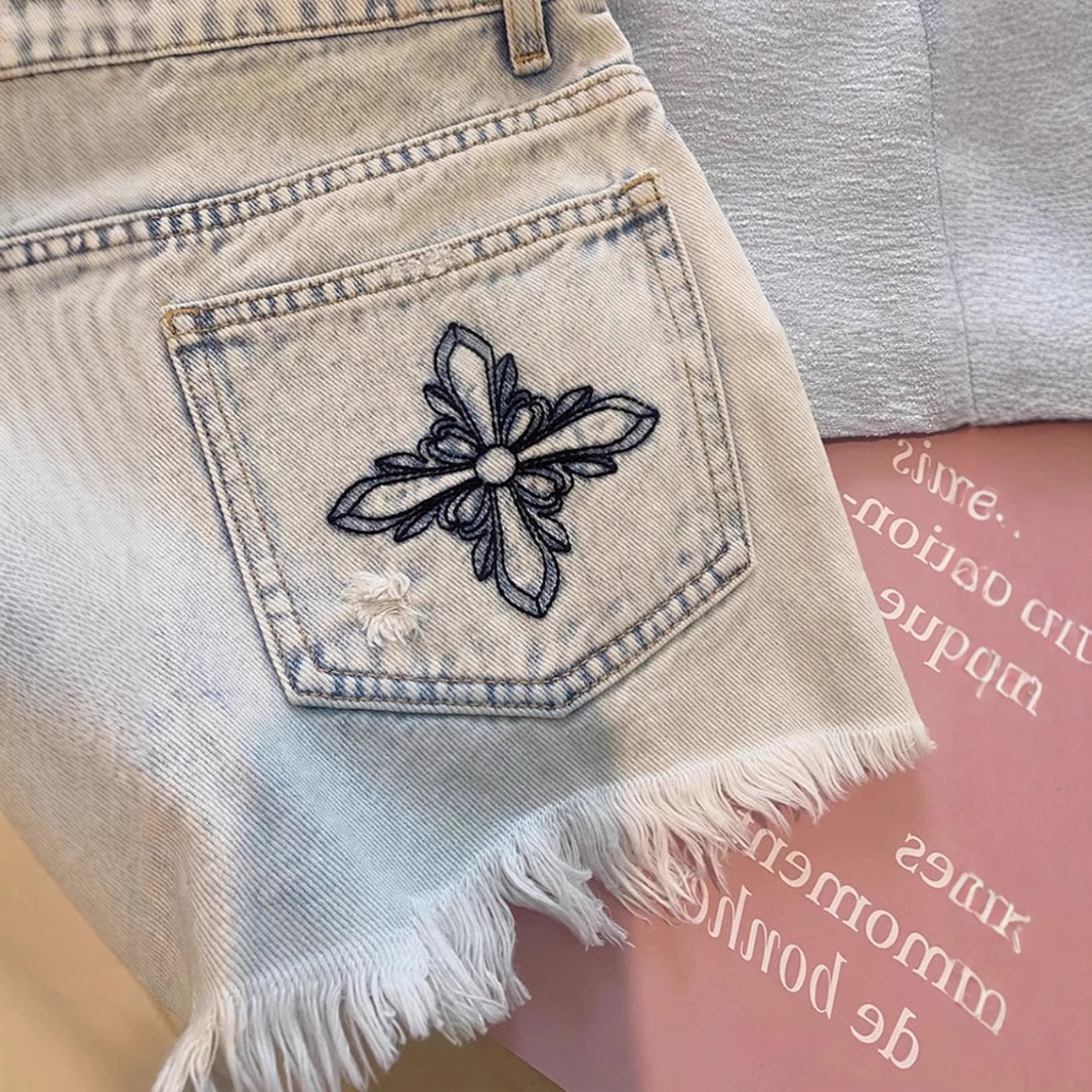 2026 Sommer Vintage Washed Jea – Shorts Denim Frayed Bewertung und Preis