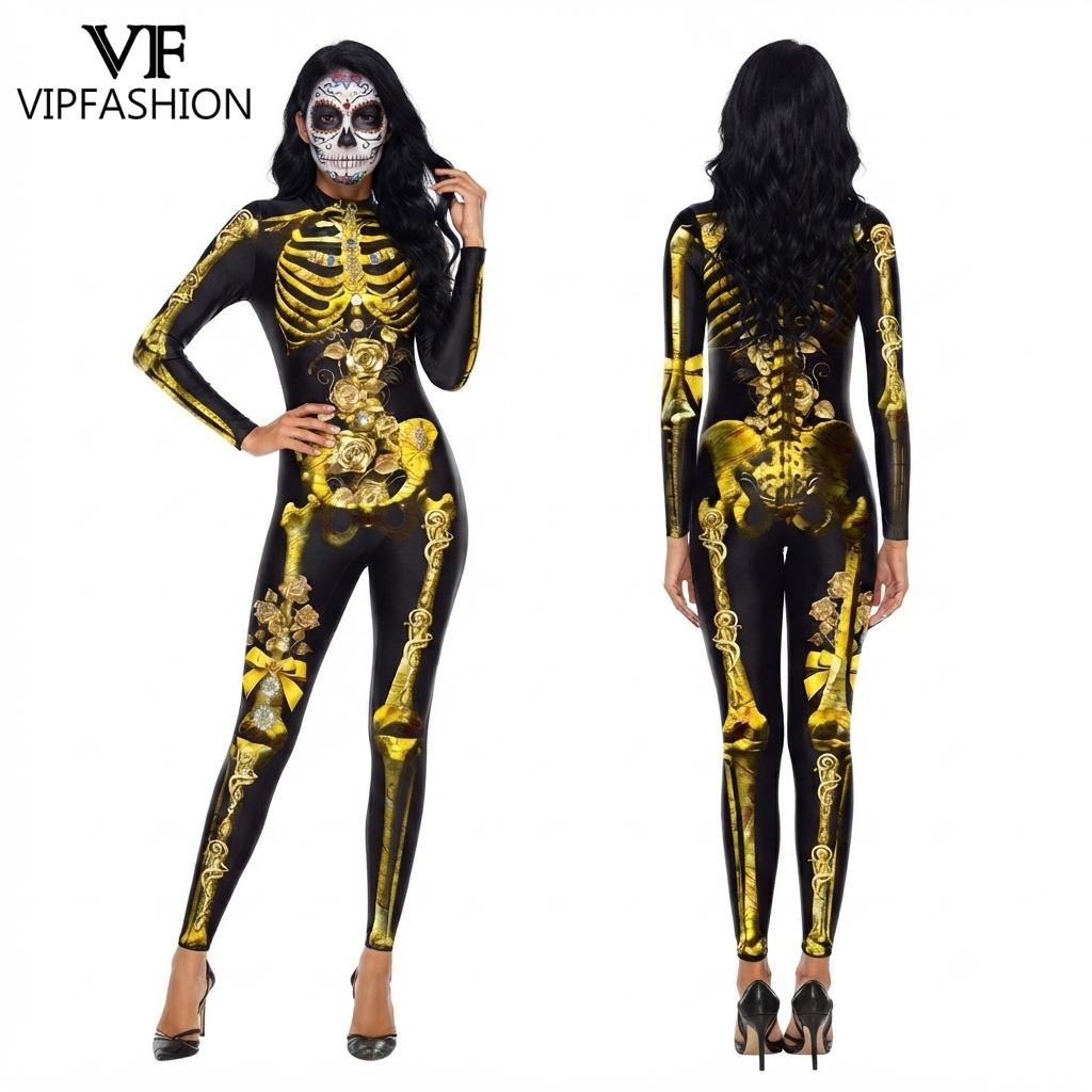 VIP FASHION Damen Halloween Ta – Romper Floral Print Bewertung und Preis