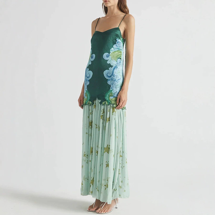 Shpmishal Damen 2-teiliges Roc – Midi Skirt Floral Bewertung und Preis