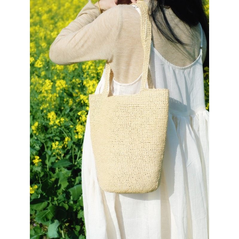 330g Raffia-Garn für handgestr – Crochet Bag Raffia Bewertung und Preis
