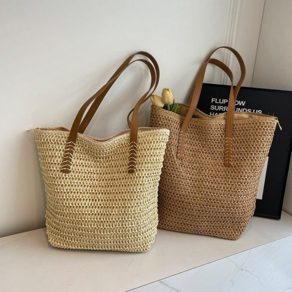 Niedliche Einfarbige Gewebte S – Tote Bag Beach Bewertung und Preis