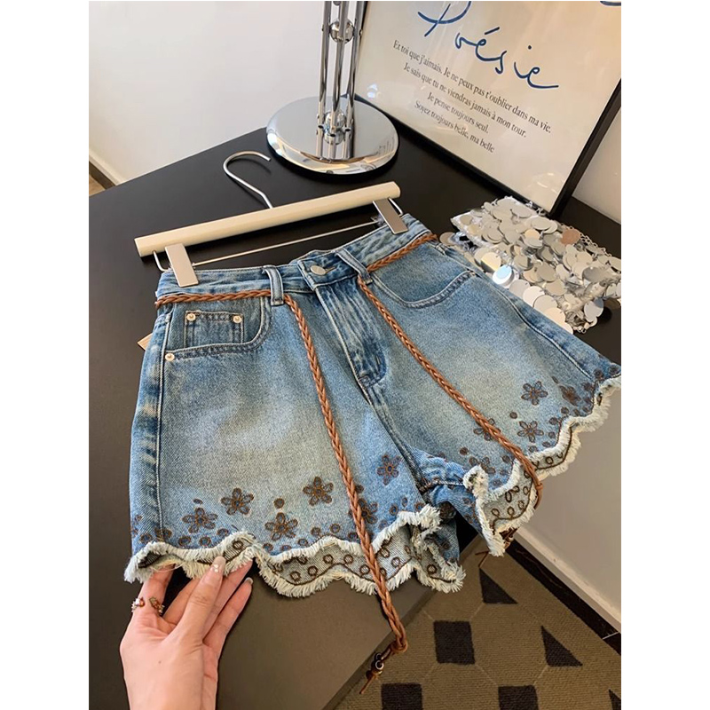 Atmungsaktive Vintage-Denim-Sh – Shorts Denim Frayed Bewertung und Preis