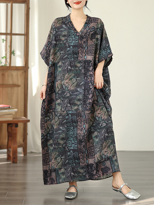 Sommerliches Blumenmuster Urla – Linen Dress Wrap Bewertung und Preis